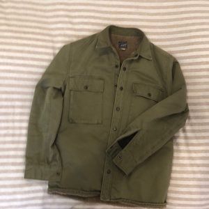 J. Crew Lined Military Green Jacket